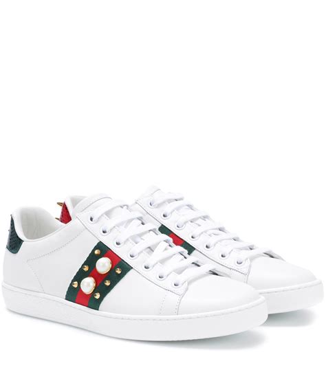 gucci sneakers new ace ricamata donna|gucci ace embellished leather sneakers.